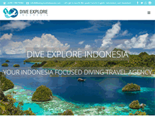 Tablet Screenshot of diveexploreindonesia.com